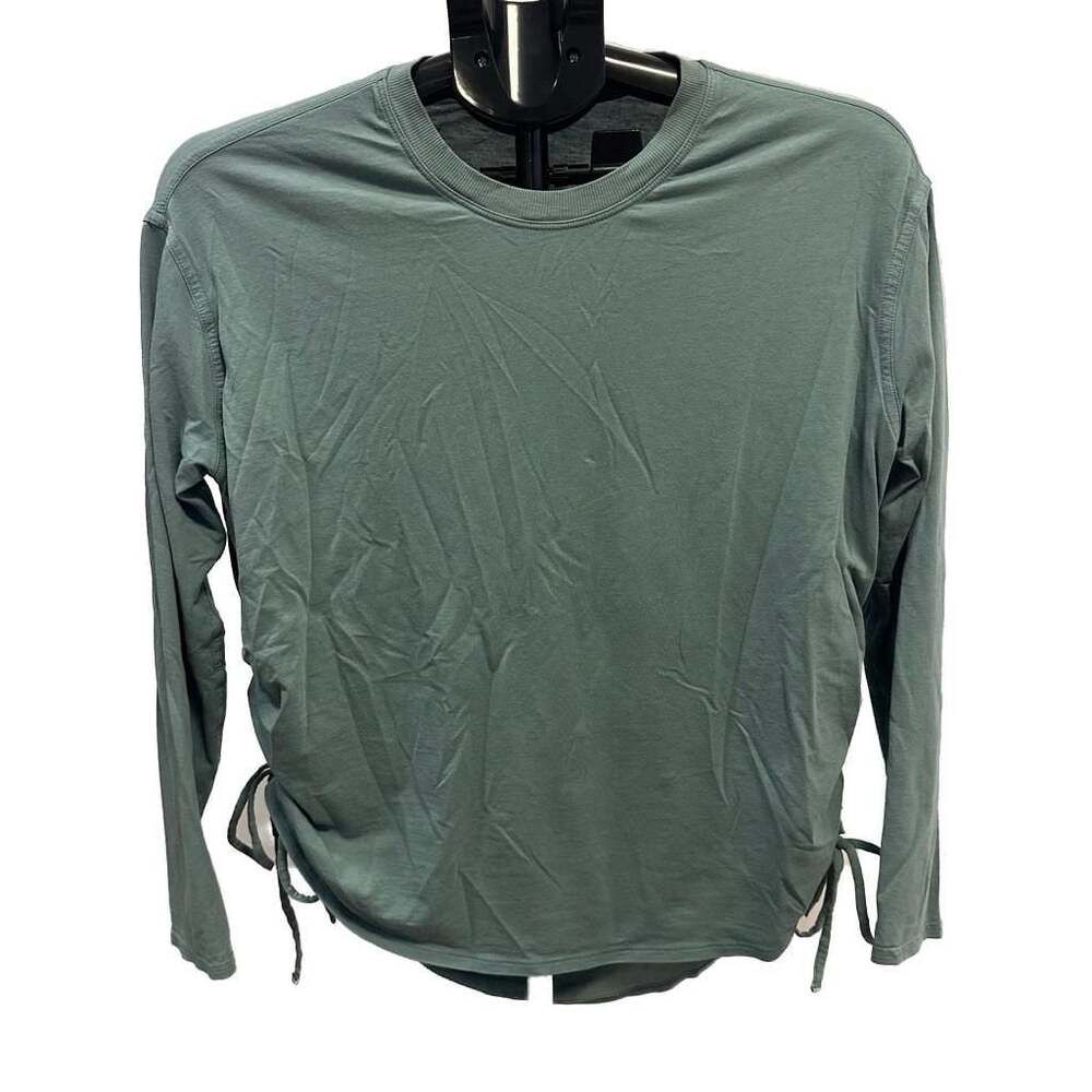 Lululemon Pima Cotton Side-Cinch Long Sleeve Shirt Tidewater Teal